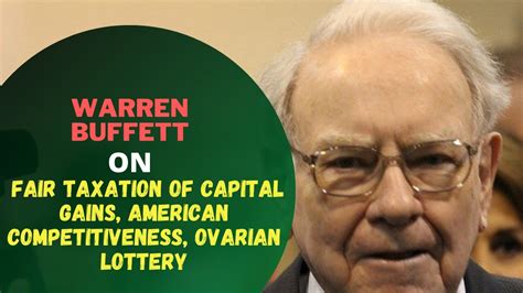 ovarian lottery|warren buffett keys to success.